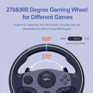 PXN PC Steering Wheel, V9 Universal Usb Car Sim 270/900